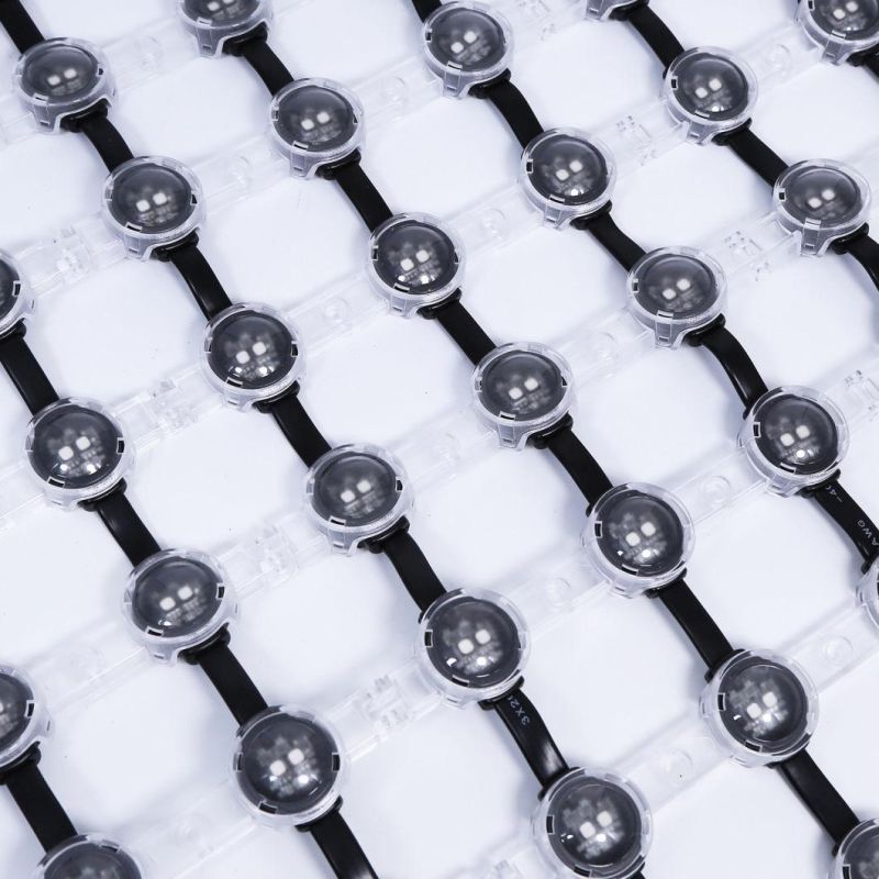 SMD3535 12VDC 180degree 22mm Net Mesh Screen RGB LED Decoration Light