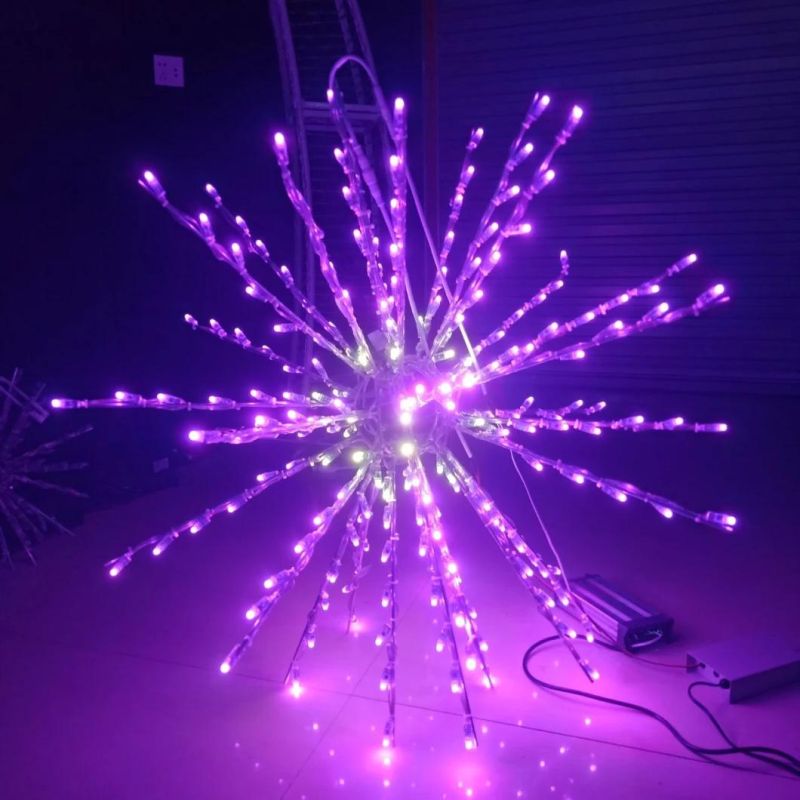 Shopping Mall Decoration Piont Control Foldable RGB Ball Light