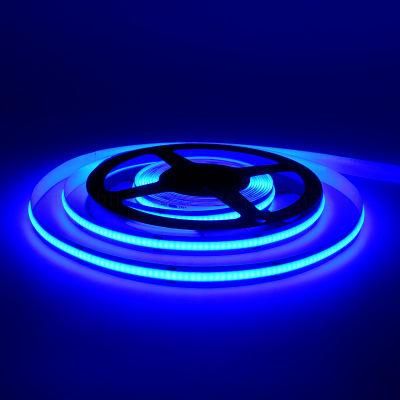 High Quality 320LEDs COB LED Strip DC24V Blue Color