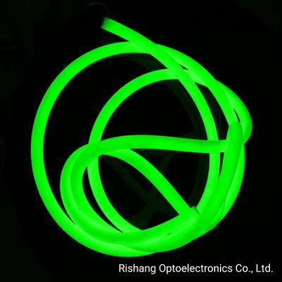 360 Degree Top Viewing Side Viewing Neon Tube Light Round 18mm Natural White 2700K LED Neon Flex Light Strips