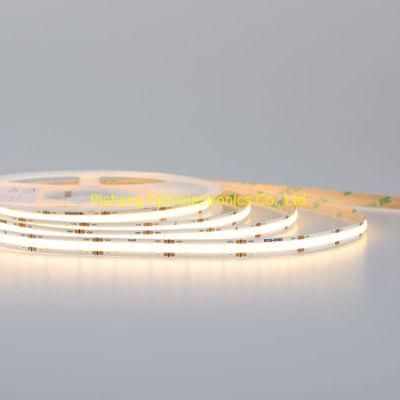 DC24V 4000K 320 Chips Dots-Free Flexible Ribbon Tape Light LED COB Strip Light