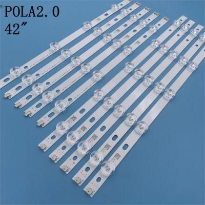 Amazon New LED TV Backlight for LG Innotek Pola 2.0 42 a B Type Rev0.1 10PCS T420hvn05.0 / 5.2 42ln LED Backlight TV