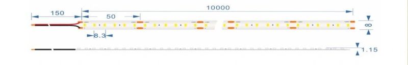 50m Per Roll S Type LED Strip for Signage Channel Letter