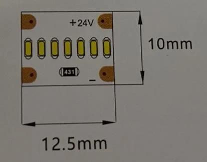 Wholesale Chip Linear LED Strip Light 2210 560LEDs/M DC24V for Decorate