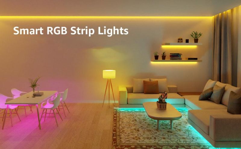 5050RGB LED Strip Rope Lights for Home Decoration at Holiday Party Wedding Christmas