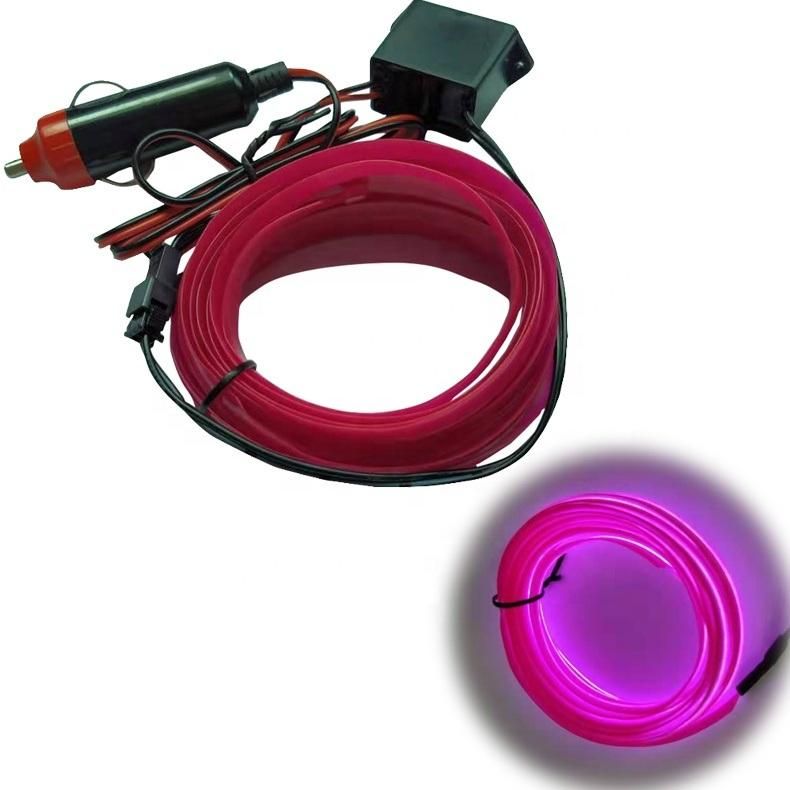 Custom Colorful EL Cold Light Wire Strip for Car Decoration