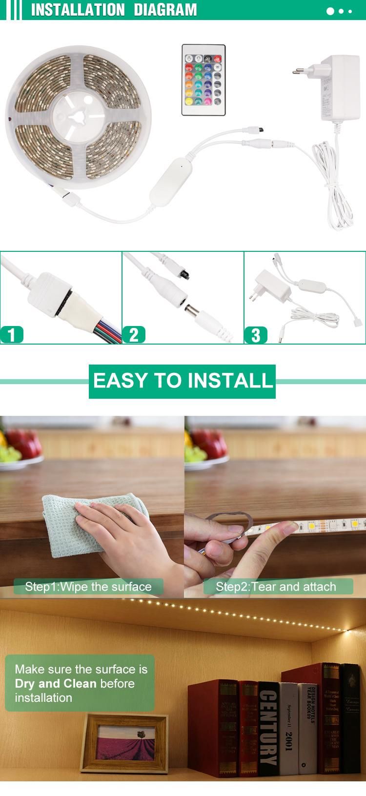 TV Background Lighting Smart APP Control Flexible LED Strip Lights