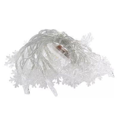 Holiday Lights Christmas Lights LED Snowflake Light String