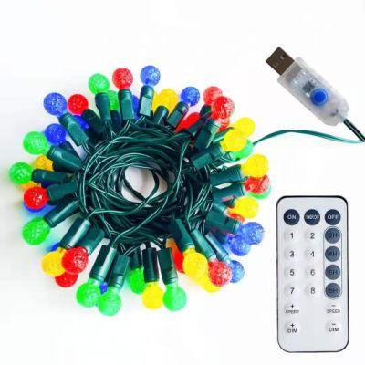 RGB Color C6 LED String Light Outdoor Indoor Decoration Light