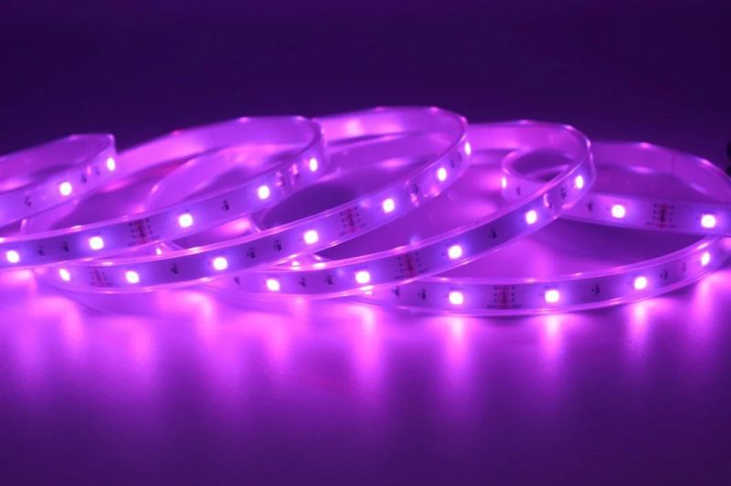 High Density Flexible SMD5050 LED Lamp RGB LED Strip Lighting for Decorative
