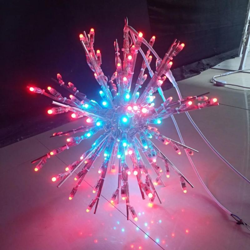 Shopping Mall Decoration Piont Control Foldable RGB Ball Light