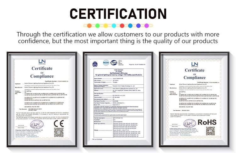 Good Service Customized Cx-Lumen Energy Saving LED Light with RoHS Latest Technology