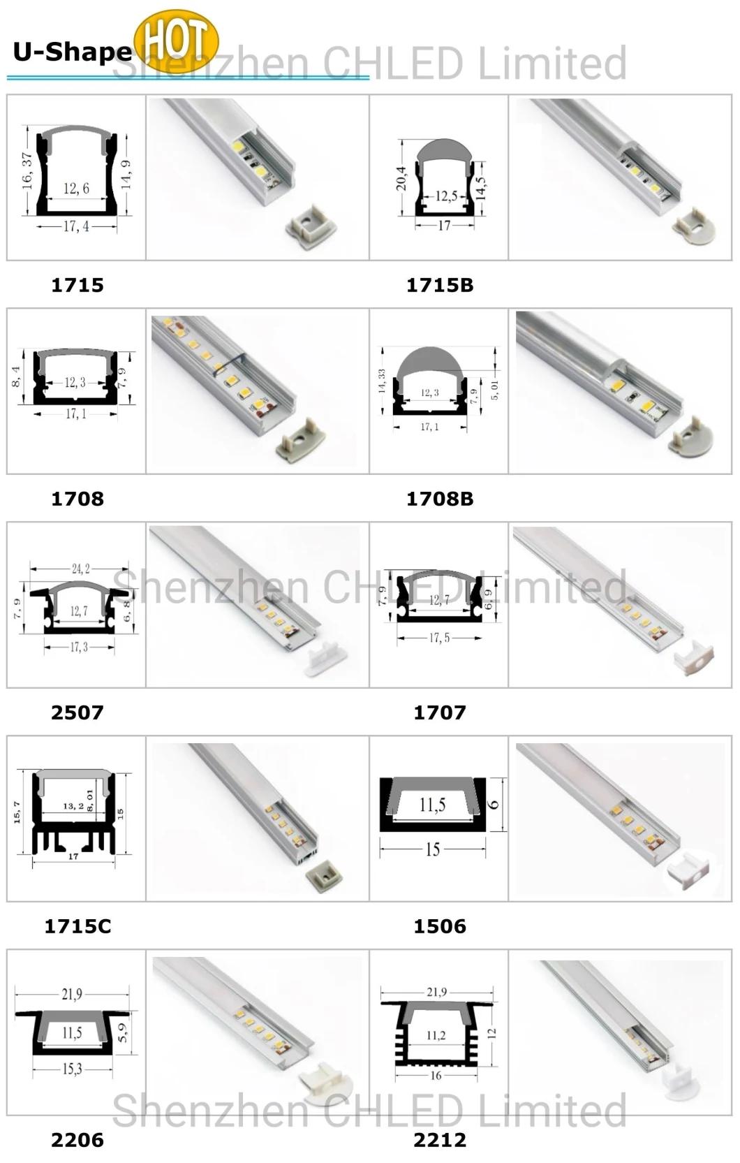 1616 Customized Aluminum Profile and SMD2835 5050 5730 3528 2216 LED Decoration Strip Lights