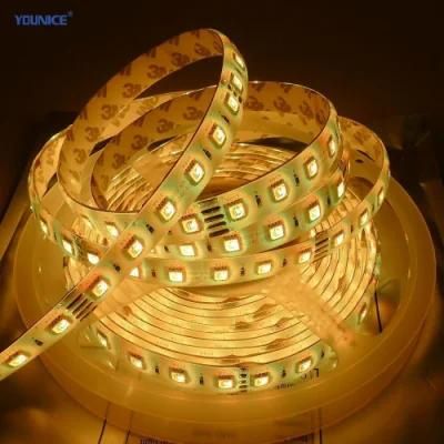 Colorful UL CE 24V 60LED 5050 RGBW 4 -in-1 LED Flexible Tape Strip
