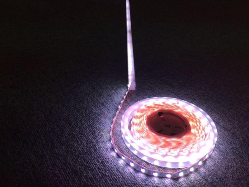 UL Ce SMD5060 60LEDs 14.4W 12V Artificial Intelligent Flexible Strip Light LED RGB