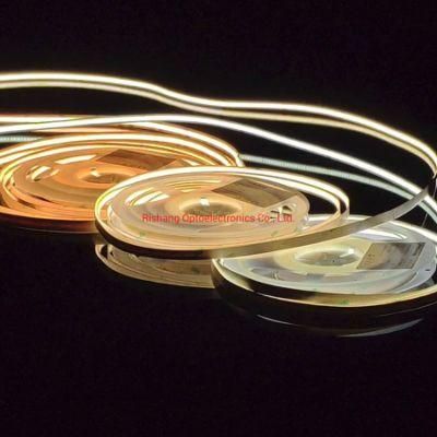 320chips/M 24V Super Slim COB Dotsfree LED Flexible Strip