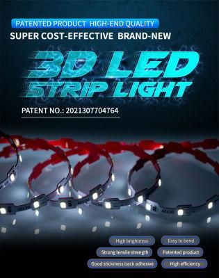 DC12V 60LEDs Decorative Flexible LED Signage Channel Letter 3D Bendable LED Strip