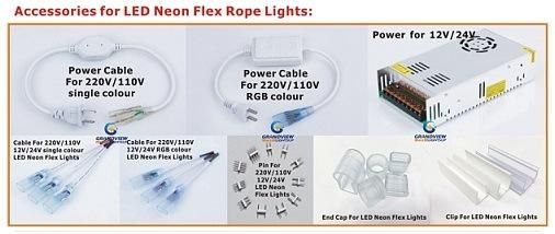 12V 8*16 Single Side Light LED Neon Rope Lights
