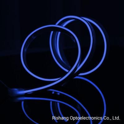 24V 120LEDs/M 6mm White High Brightness Silicone Extrusion IP66 Waterproof White 6500K RGB Colorful Flexible LED Neon Slim Tube Strip