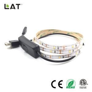 DC5V IP20 LED 2835 1m 30 60 120LEDs Ww/Cw Strip Tape Back Light USB for TV Computer Ce ETL UL