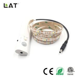 DC6V IP20 IP65 Ww Cw LED 2835 Flexible LED Strip/Tape Light Kit 3m with a Battery Box with Motion Sensor Ce/ETL/UL