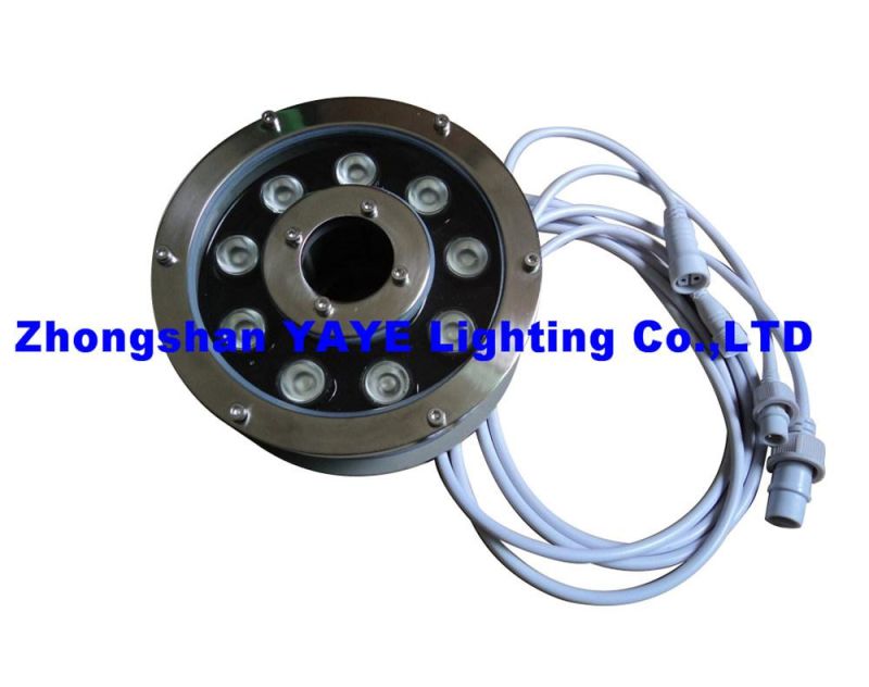 Yaye 18 Hot Sell AC/DC12V IP68 RGB 30W PAR56 LED Pool Light / PAR56 LED Swimming Pool Light/PAR56 Lamp