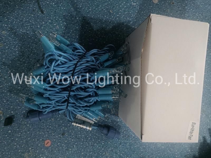 10m Multicolored Rubber Cable LED Garland String Light IP65 LED Fairy Lights Whiteweatherproof White LED Fairy Lights