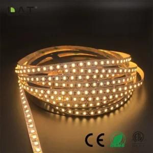 High Brightness DC12V 24V IP20 IP65 SMD2835 Ww Cw 3m 120LEDs Flexible LED Strip Tape Ce ETL UL