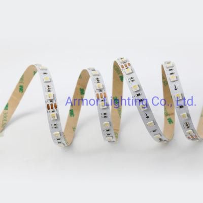 Decorate Cuttable Easy Installation RGB+W SMD 5050 60LED LED Strip Light DC24V