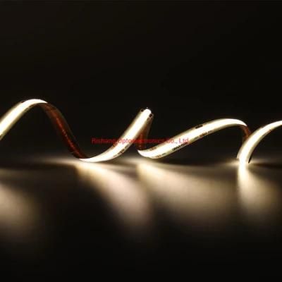 IP65 Waterproof Dimmable 24V CRI90 10W 8mm PCB COB Strip