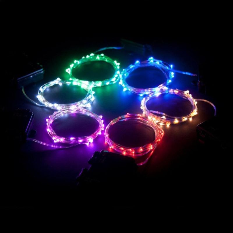 Outdoor Dimmable LED String Lights, 100 LEDs Twinkle Lights 33 FT Copper Wire Lights