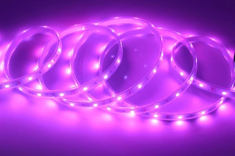 Outdoor LED Backlight Strip Blue Color Flexible Light RGB LED Strip Light