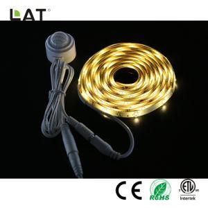 DC12V 3m IP65 SMD2835 Ww/Cw 30/60/120LEDs Flexible LED Strip Light with Sensor Can Adjust 30s to 10min