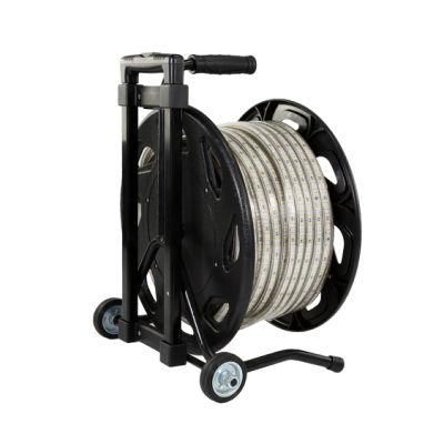 AC230V SMD5050 60LEDs Strip Working Light for Construction Site 50 M Kit Portable Mobile Reel Outdoor Use
