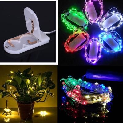7.2FT 20 LEDs White Firefly Lights Copper Wire Starry String Light