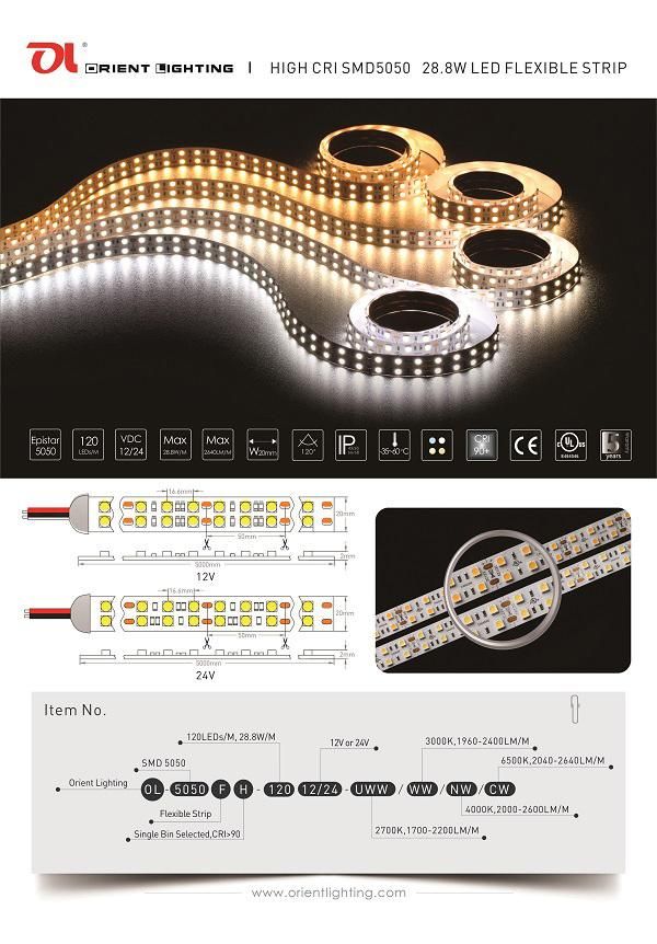 Dual-Line Flexible LED Strip Lighting