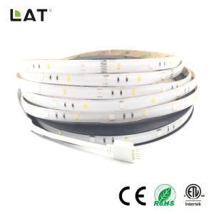 High Brightness DC24V IP20 IP65 SMD5050 RGB+2835ww Cw 10m 36 60 120LEDs/M Flexible LED Strip Tape Ce ETL UL