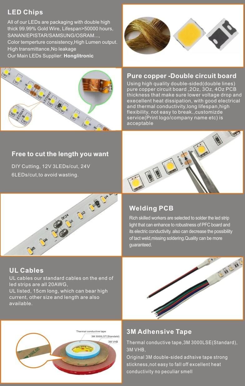 Flex Led Strip 2216 24V 10Mm 120Leds Led Strip