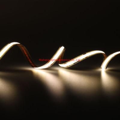 Light-Spot Free UL CE DC24V 6500K CRI&gt;90 10W Color Box COB LED Strip