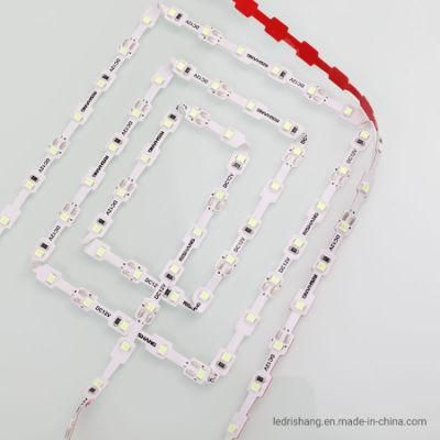 UL Listed TUV CE DC12V 150lm/W High Efficiency Zig-Zag Flex 7W/M LED Strip