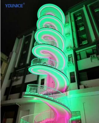 Factory 4 Channel DMX512 Programmable 4-in-1 SMD5050 RGBW DC24V 60LEDs/M 5m LED Neon Strip