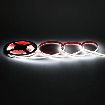 IP65 Waterproof Homogeneous Light UL CE DC24V 3000K CRI&gt;90 3step 10W COB LED Strip