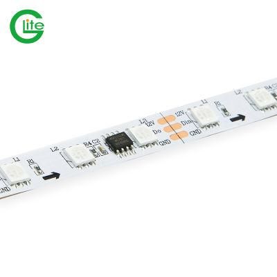 CE RoHS Digital Ucs1903 Addressable RGB Ws2811 3535 SMD30LED RGB LED Strip