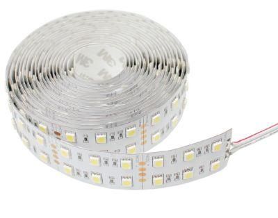 High Brightness 28.8W/M Double Row 5050SMD Flexible LED Strip Light
