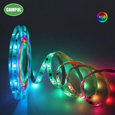 Wholesale 2-Years Warranty UL Ce 18W Flexible Smart Chasing RGB Tape Lighting LED Strip Light for Christmas Lighting