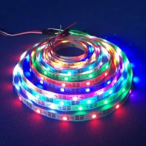Waterproof IP67 DC12V Sk6812 Digital Flexible 300LEDs Addressable LED Strip Full Color