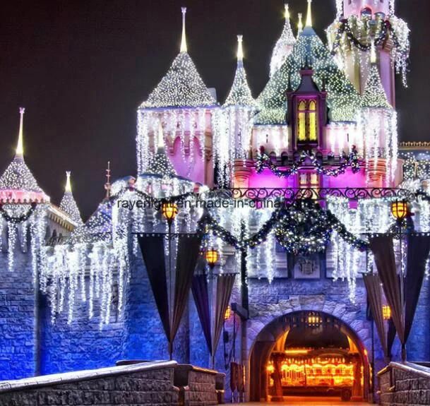 Outdoor Shopping Mall Commercial Decorations LED Icicle Lights