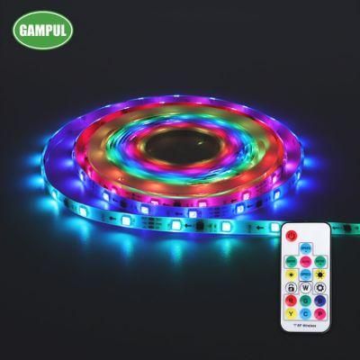 New Arrival 2-Years Warranty Waterproof 18W Flexible Smart Chasing RGB LED Christmas Strip Lighting