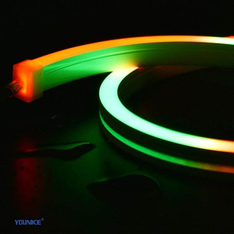 Flash Color Chasing Spi 5050 RGB LED Neon Strip with Stable Signal for Decorative Lighting