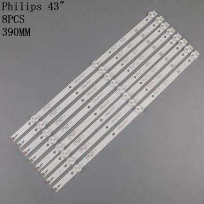 2022 Hot Xinlumen TV Backlight Strip 43inch TCL Le43e6850 L43e6800 K430wdc1 4708-K43wdc-A3113n11 6V 3LED 39cm 8PCS Set